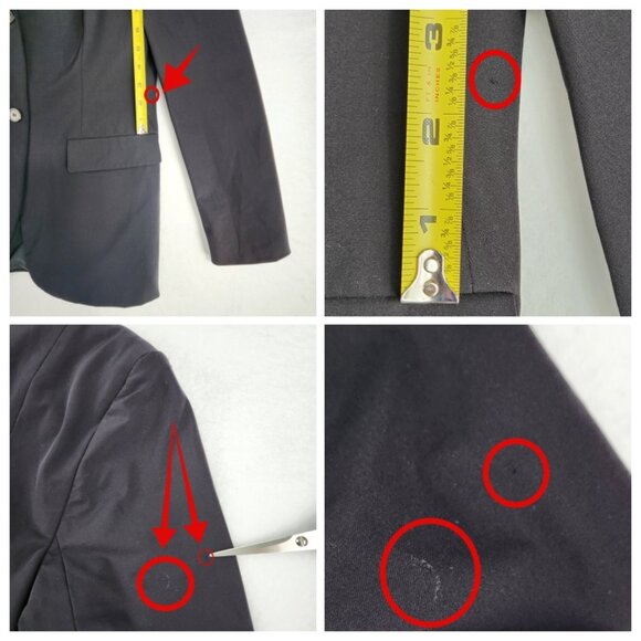 Hugo Boss Red Label Men's Sport Coat Size 40 Black Blazer Jacket (See size note) - Picture 7 of 9